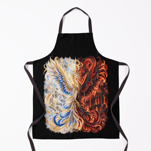 Item preview, Goddess & Infernal Phoenix – Divine and Dark Fantasy designed and sold by TroviTutto.