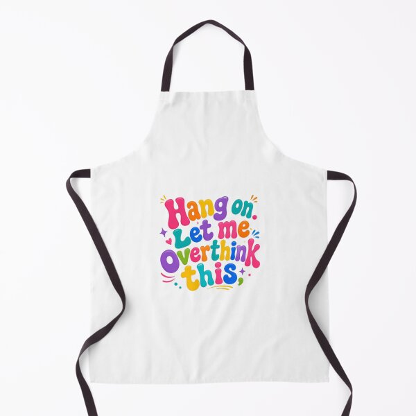 Item preview, Hang On Let Me Overthink This – Playful Sarcastic Quote designed and sold by SkeletonsDanger.