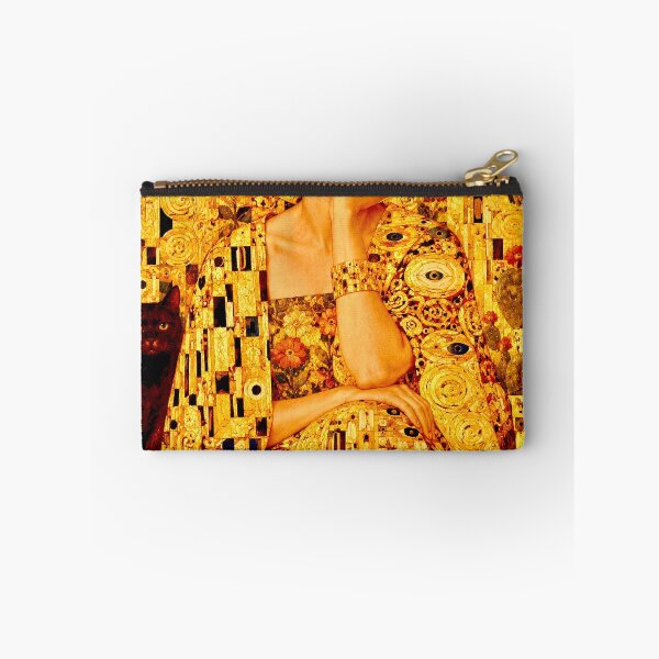 Item preview, Klimt Inspired Frida with Black Cat designed and sold by reggiemercedes.