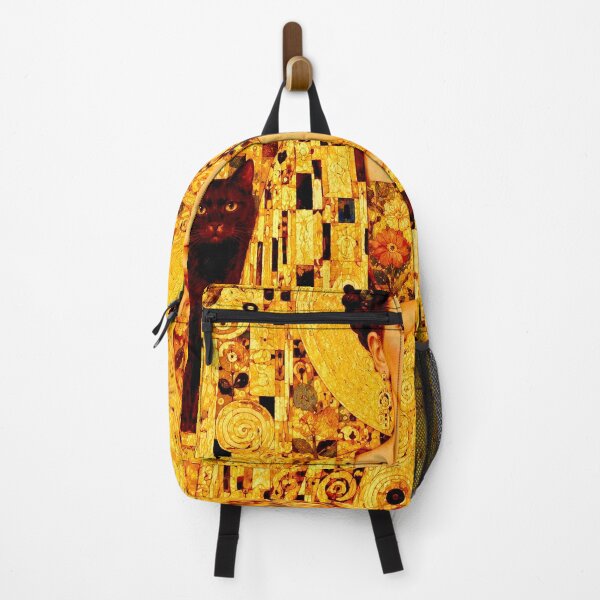 Item preview, Klimt Inspired Frida with Black Cat designed and sold by reggiemercedes.