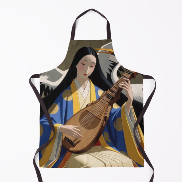 Item preview, Pipa Melodies Flow Where the White Cranes Flow designed and sold by SabaMirzique.