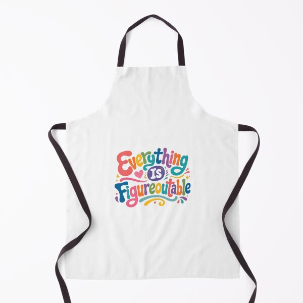 Item preview, Everything Is Figureoutable – Colorful Positive Thinking Humor designed and sold by SkeletonsDanger.