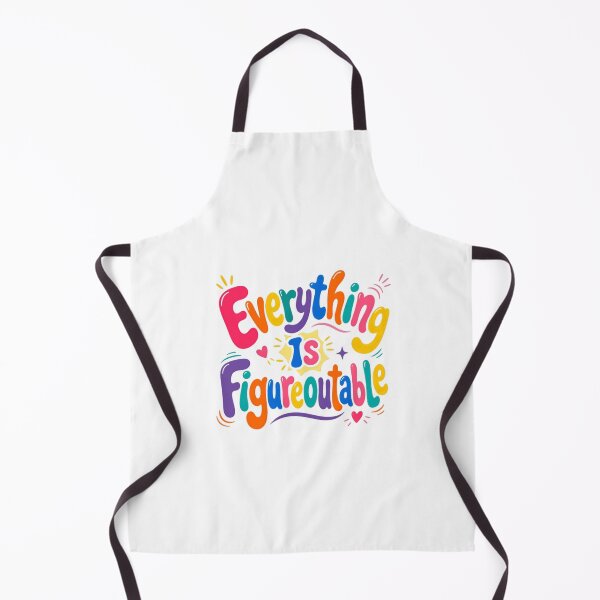 Item preview, Everything Is Figureoutable – Colorful Positive Thinking Quote designed and sold by SkeletonsDanger.