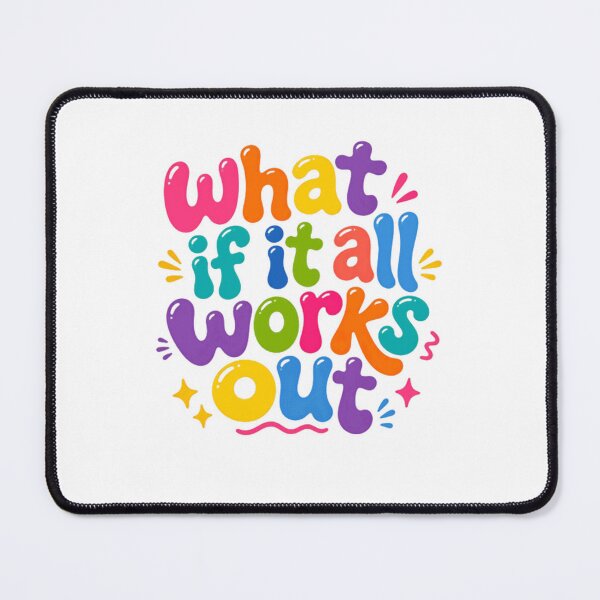 Item preview, What If It All Works Out? – Playful Optimistic Humor designed and sold by SkeletonsDanger.