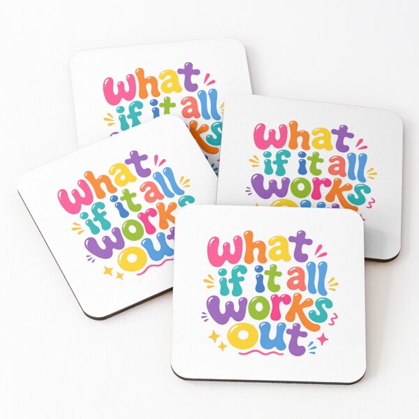 Item preview, What If It All Works Out? – Playful Optimistic Humor designed and sold by SkeletonsDanger.
