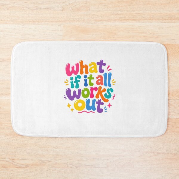 Item preview, What If It All Works Out? – Playful Optimistic Humor designed and sold by SkeletonsDanger.