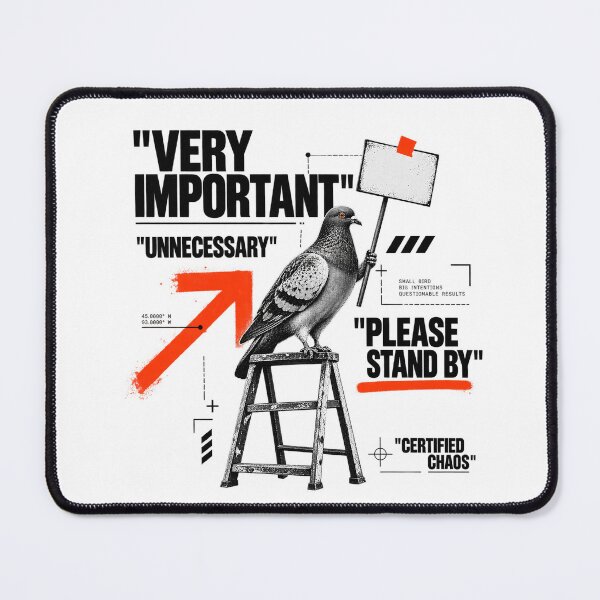 Item preview, Very Important Pigeon Certified Chaos Urban Graphic designed and sold by zzz888.