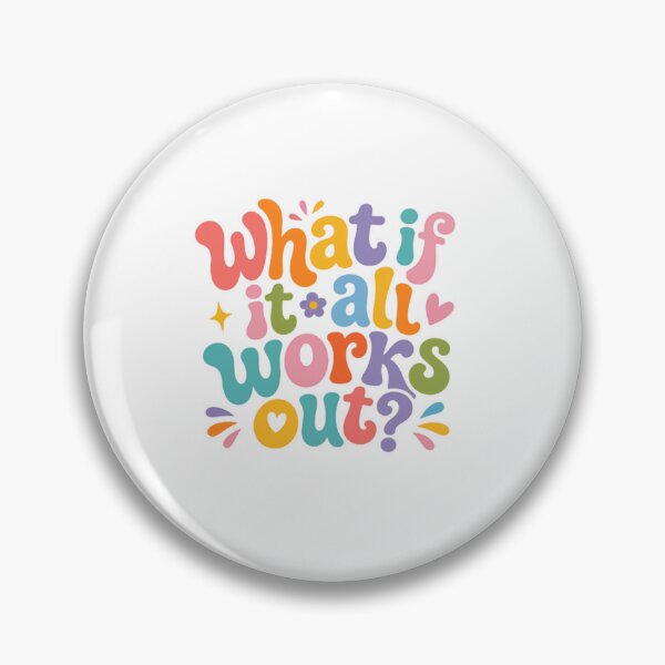 Item preview, What If It All Works Out? – Hopeful Colorful Humor designed and sold by SkeletonsDanger.