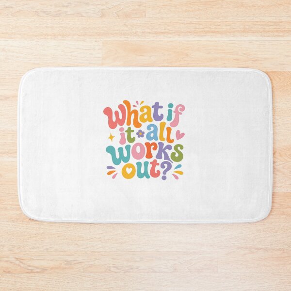 Item preview, What If It All Works Out? – Hopeful Colorful Humor designed and sold by SkeletonsDanger.