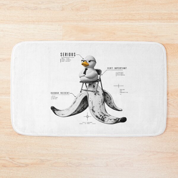 Item preview, Serious Duck Banana Peel Absurdist Corporate Art designed and sold by zzz888.