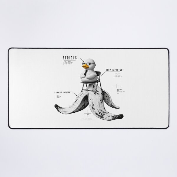 Item preview, Serious Duck Banana Peel Absurdist Corporate Art designed and sold by zzz888.