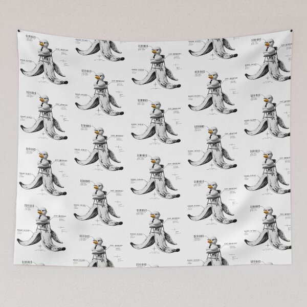 Item preview, Serious Duck Banana Peel Absurdist Corporate Art designed and sold by zzz888.