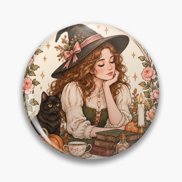 Item preview, Everyday Magic Cozy Spells Cottagecore Botanical Witch Vintage Fall Art designed and sold by MAGICKEY2024.