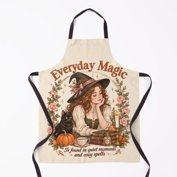 Item preview, Everyday Magic Cozy Spells Cottagecore Botanical Witch Vintage Fall Art designed and sold by MAGICKEY2024.