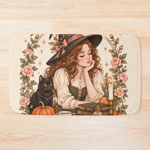 Item preview, Everyday Magic Cozy Spells Cottagecore Botanical Witch Vintage Fall Art designed and sold by MAGICKEY2024.
