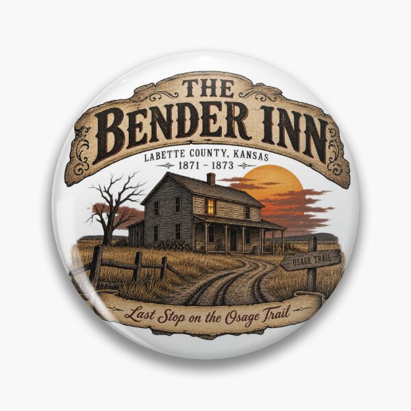 Item preview, The Bender Inn – Last Stop on the Osage Trail designed and sold by Past in Threads.
