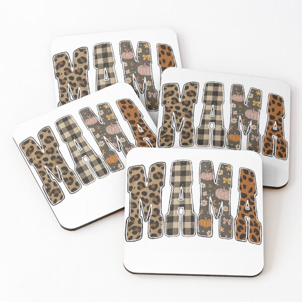 Item preview, Fall Mama Patchwork – Leopard, Plaid & Pumpkin Graphic designed and sold by SweetTeezPrints.