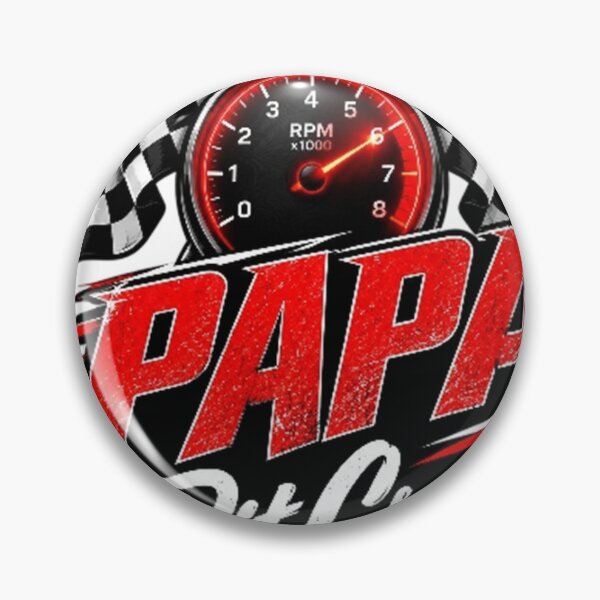 Item preview, Dad Pit Crew Racing Birthday Checkered Flag Race Car Graphic designed and sold by PixelForge Studio2.
