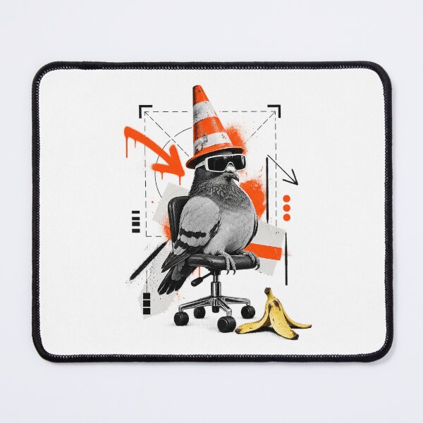 Item preview, Cool Pigeon Traffic Cone Office Chair Urban Streetwear Graphic designed and sold by zzz888.