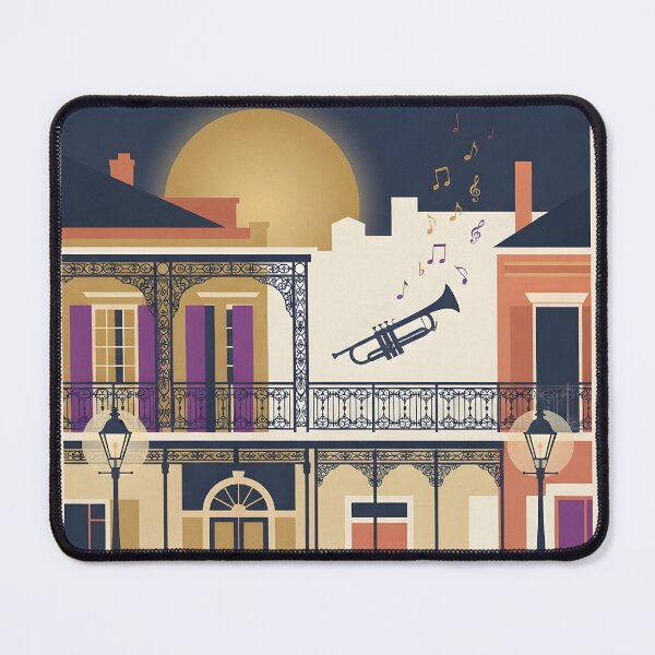 Item preview, New Orleans Vintage Travel Poster - Minimalist Jazz Quarter Art Print designed and sold by DuckOddity.