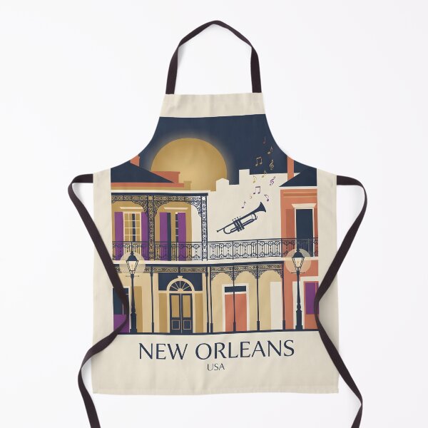 Item preview, New Orleans Vintage Travel Poster - Minimalist Jazz Quarter Art Print designed and sold by DuckOddity.