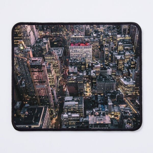 Item preview, New York City Aerial View – Manhattan Skyline and Urban Grid designed and sold by markbutler510.