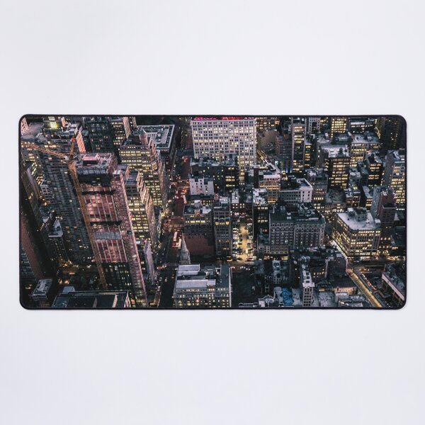 Item preview, New York City Aerial View – Manhattan Skyline and Urban Grid designed and sold by markbutler510.