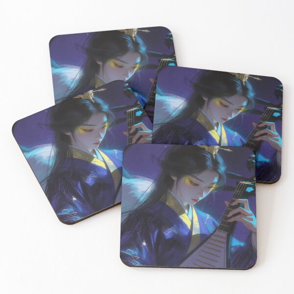 Item preview, Pipa Melodies Flow Where the White Cranes Flow (V2) designed and sold by SabaMirzique.
