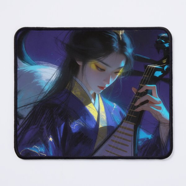 Item preview, Pipa Melodies Flow Where the White Cranes Flow (V2) designed and sold by SabaMirzique.