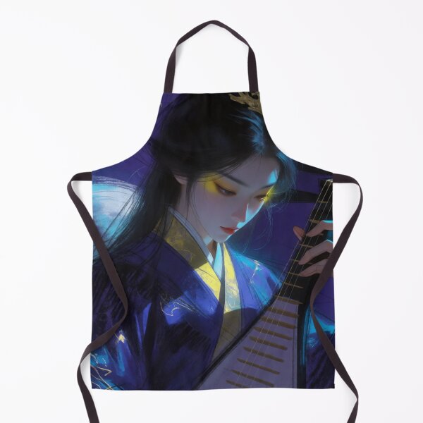 Item preview, Pipa Melodies Flow Where the White Cranes Flow (V2) designed and sold by SabaMirzique.