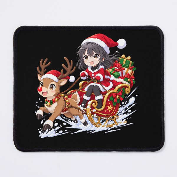 Item preview, Haruno Yukinoshita Oregairu Christmas Reindeer Sleigh Ride designed and sold by mildaclairmo.