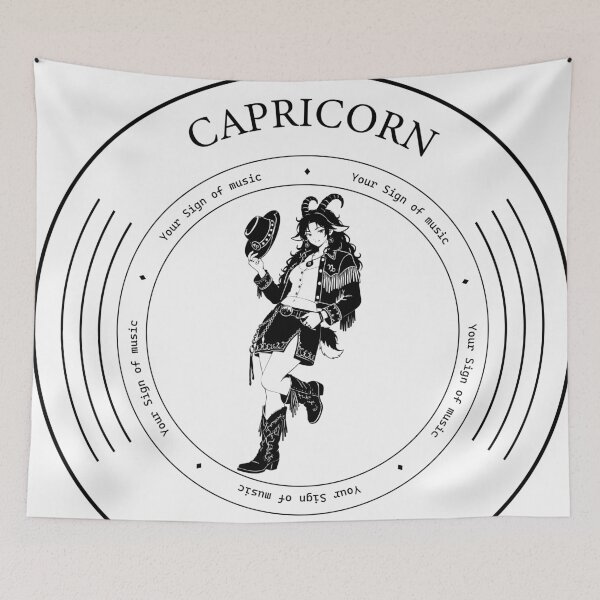 Item preview, Signs of music, Capricorn designed and sold by Waxsails.