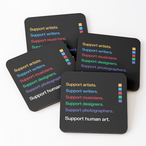 Item preview, Apoya el arte humano designed and sold by ruchir.online.