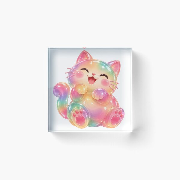 Item preview, Cute Gummy Cat Candy Style designed and sold by CanArtVision.