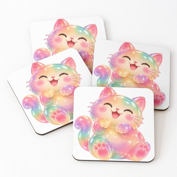 Item preview, Cute Gummy Cat Candy Style designed and sold by CanArtVision.
