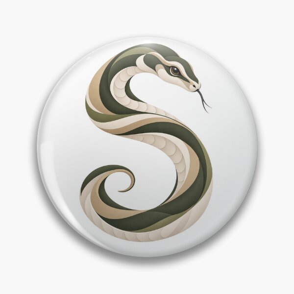 Item preview, Snake Letter S Art designed and sold by tmoca.