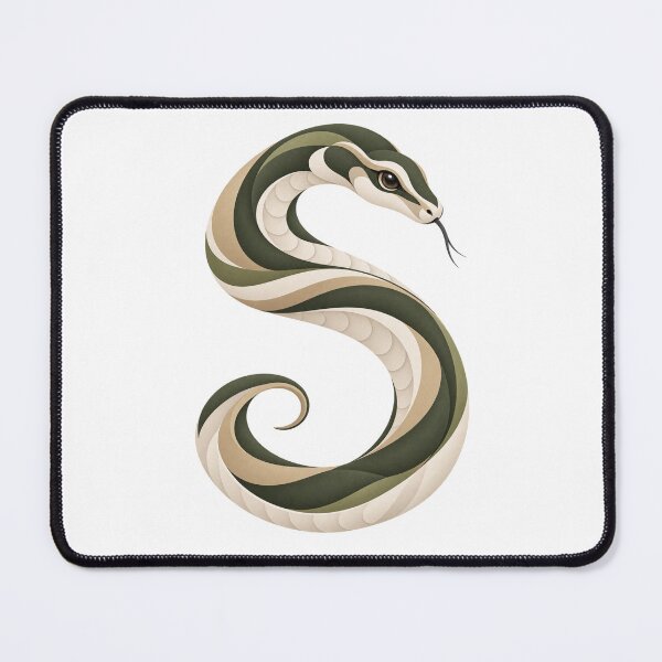 Item preview, Snake Letter S Art designed and sold by tmoca.
