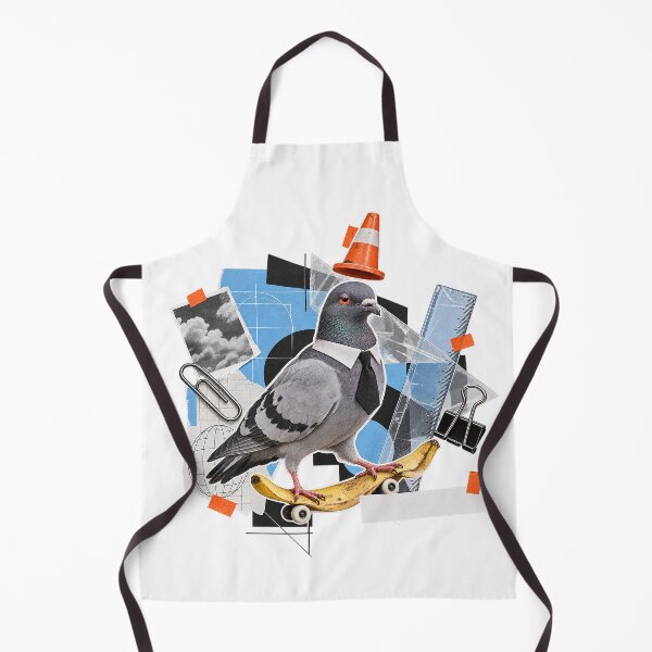 Item preview, Pigeon Skater Banana Board Corporate Collage Art designed and sold by zzz888.