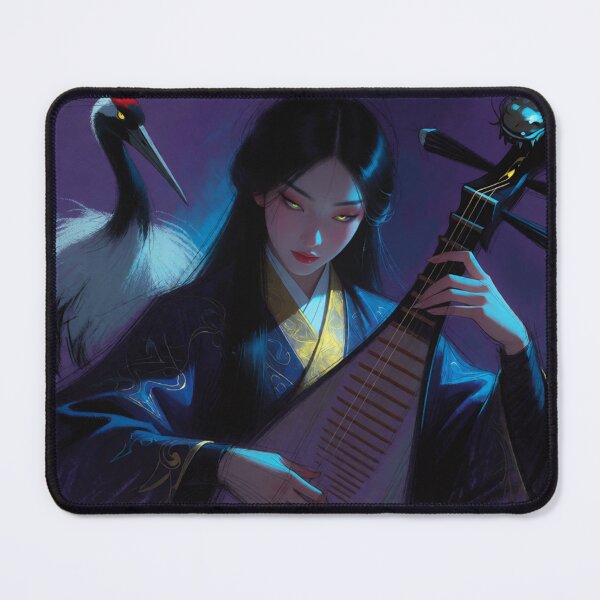 Item preview, Pipa Melodies Flow Where the White Cranes Flow (V3) designed and sold by SabaMirzique.