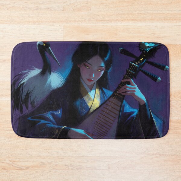 Item preview, Pipa Melodies Flow Where the White Cranes Flow (V3) designed and sold by SabaMirzique.