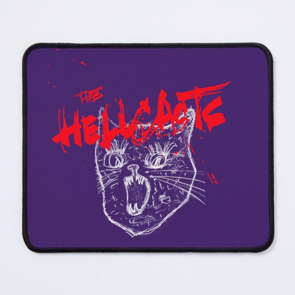Item preview, The Hellcats - Grunge Punk Rock Cat Illustration designed and sold by industriavisual.