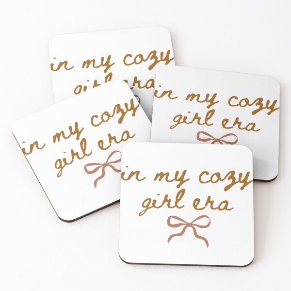 Item preview, In My Cozy Girl Era – Fall Bow Graphic designed and sold by SweetTeezPrints.