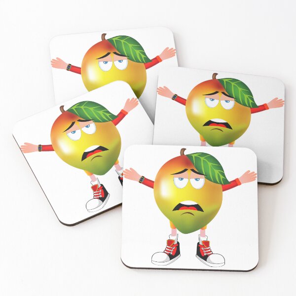 Item preview, Bored Mango Animated Character Boy Version designed and sold by ExpressiveToon.