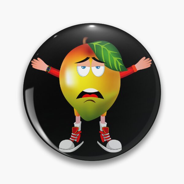 Item preview, Bored Mango Animated Character Boy Version designed and sold by ExpressiveToon.