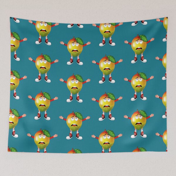 Item preview, Bored Mango Animated Character Boy Version designed and sold by ExpressiveToon.