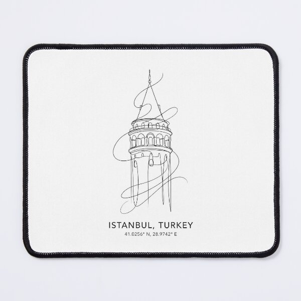 Item preview, Istanbul City Line Art designed and sold by OzzFrequency.
