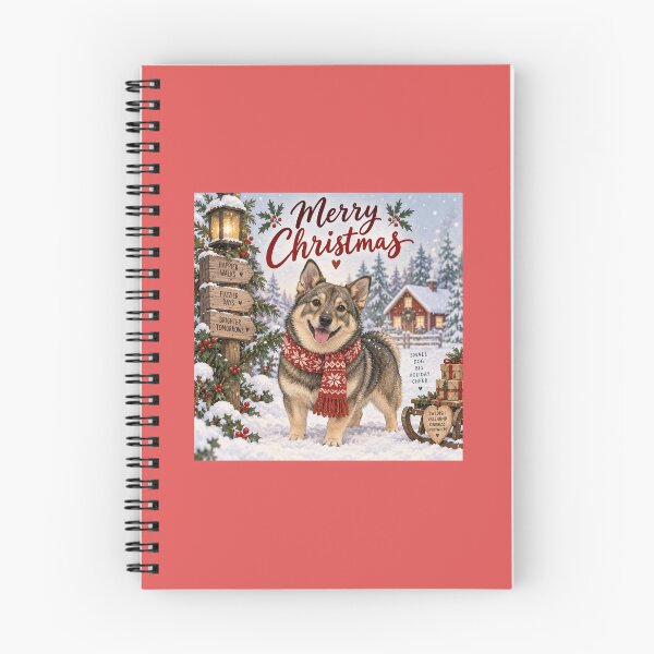 Item preview, Swedish Vallhund Christmas Card designed and sold by TheVallhundStop.