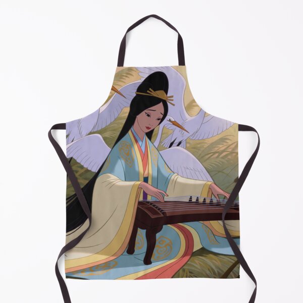 Item preview, Pipa Melodies Flow Where the White Cranes Flow (V4) designed and sold by SabaMirzique.
