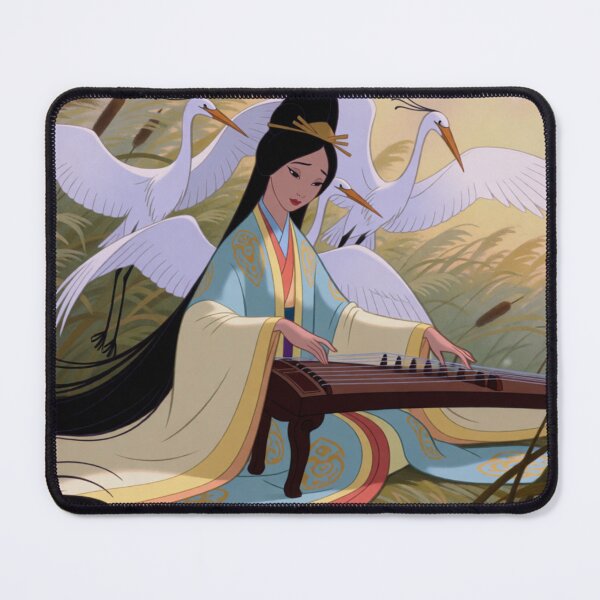 Item preview, Pipa Melodies Flow Where the White Cranes Flow (V4) designed and sold by SabaMirzique.