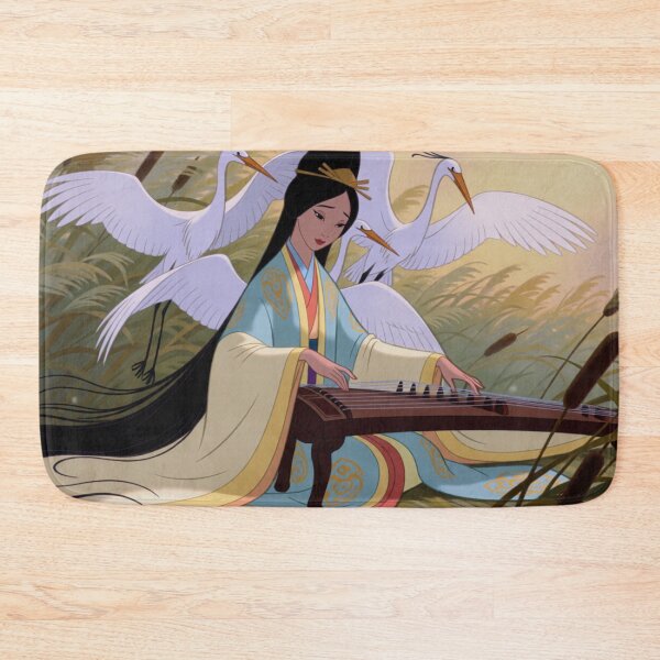 Item preview, Pipa Melodies Flow Where the White Cranes Flow (V4) designed and sold by SabaMirzique.